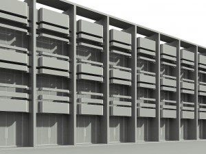 balcony shophouse 3D Модель
