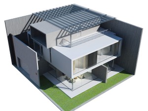 modern house 3D Model