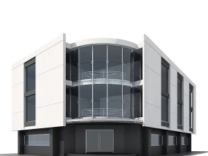 corner building 3D Model