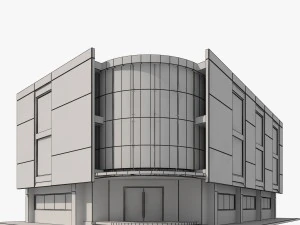 corner building 3D Model