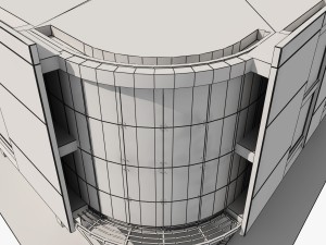 corner building 3D 模型