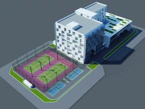 office complex 3D 模型