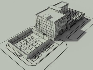 office complex 3D 模型