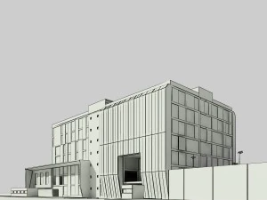 사무실 단지 3D 모델