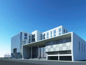 사무실 단지 3D 모델