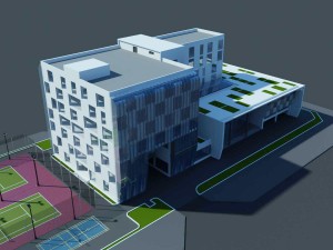 office complex 3D 模型