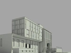 사무실 단지 3D 모델