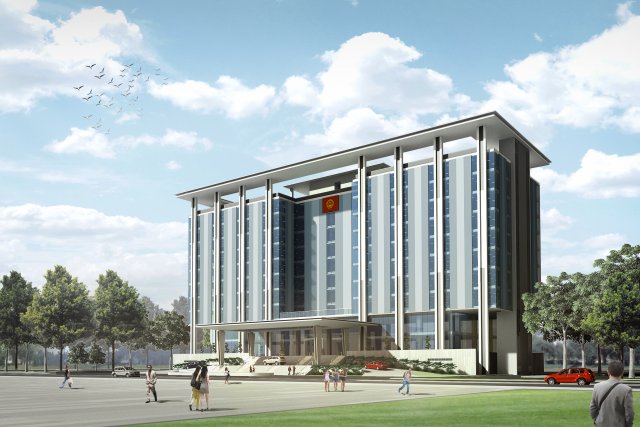 city hall 3D 모델 .c4d .max .obj .3ds .fbx .stl .blend 