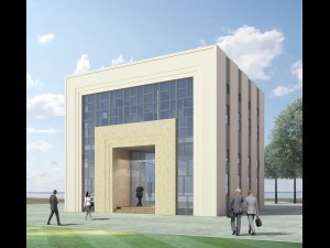 civic building Modèle 3D