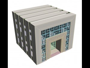 civic building 3D 모델