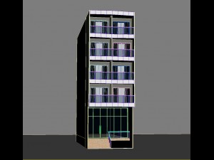 seawave shophouse 3D-Modell