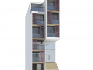 modern shophouse 3D Модель