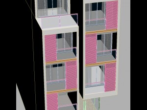 modern shophouse 3D Модель