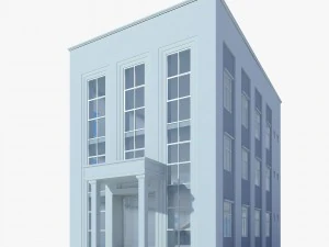 neoclassical small office building 3D Model