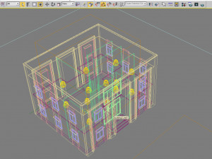 neoclassical small office 3D 模型