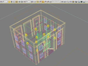 neoclassical small office 3D Model