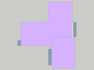 small simple country house modern architecture 3 bedrooms 3D Модель