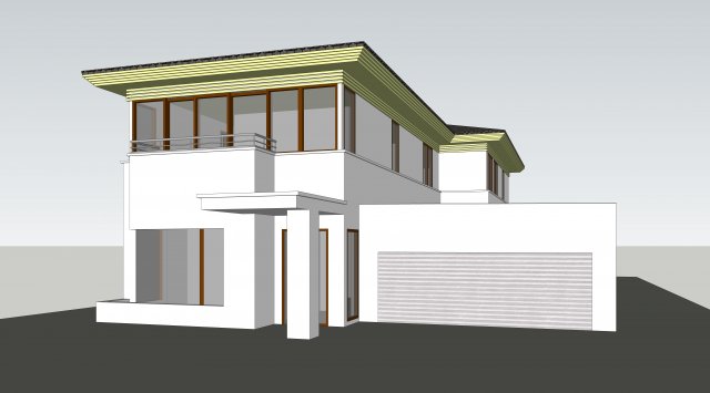 modern tropical house architecture Modelo 3D .c4d .max .obj .3ds .fbx .stl .blend 
