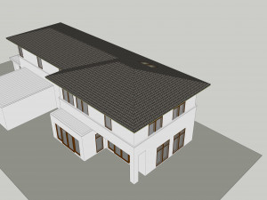 modern tropical house architecture Modelo 3D