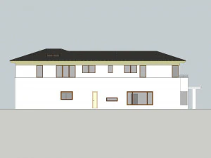 modern tropical house architecture 3D Model