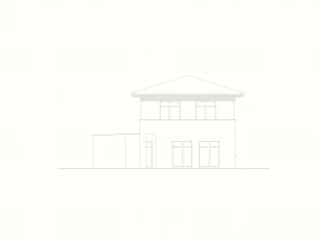 modern tropical house architecture 3D Model