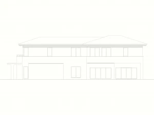 modern tropical house architecture 3D Model