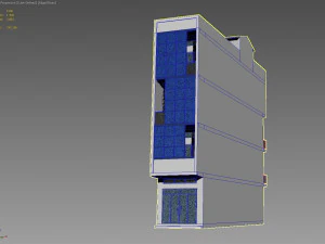 shophouse office building 2 3D Model
