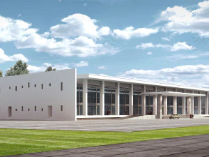 컨퍼런스 빌딩 3D 모델