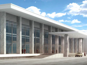 컨퍼런스 빌딩 3D 모델