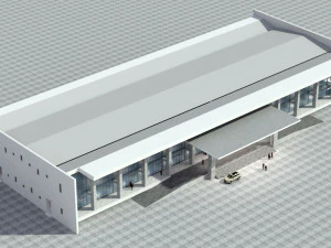 컨퍼런스 빌딩 3D 모델