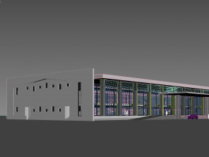 conference building 3D Модель