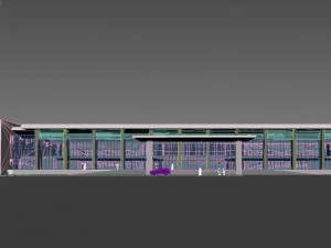 컨퍼런스 빌딩 3D 모델