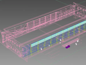 컨퍼런스 빌딩 3D 모델
