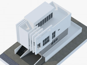 modern home design Model 3D