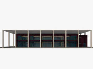 convention center multi-functional building modern architecture 3D Model