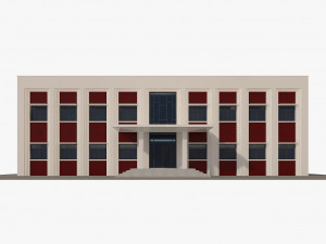 city hall municipal building 3D Model