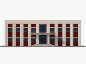 city hall municipal building 3D Model