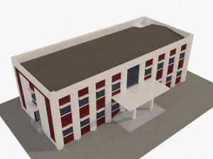 city hall municipal building 3D Model