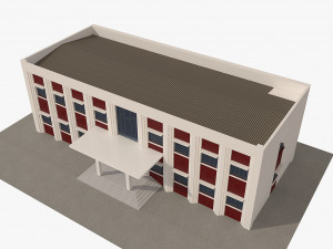 city hall municipal building 3D Model