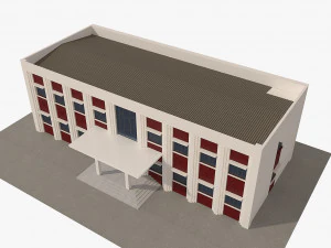 city hall municipal building 3D Model