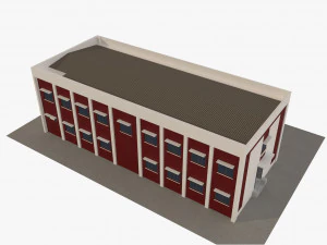 city hall municipal building 3D Model