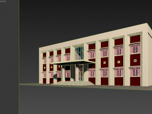 city hall municipal building 3D Model