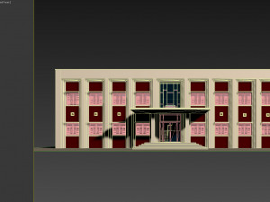 city hall municipal building 3D Model