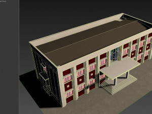 city hall municipal building 3D Model