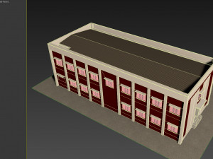 city hall municipal building 3D Model