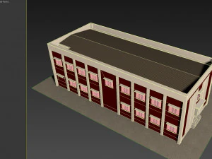 city hall municipal building 3D Model