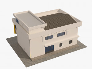 1970s office building 3D मॉडल