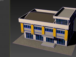 1970s office building 3D Model