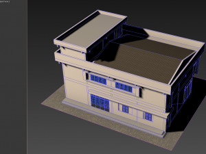 1970s office building 3D मॉडल