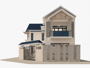 corner house 3D Model